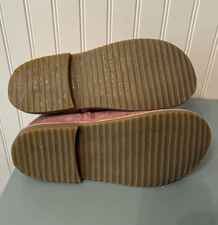 Bota Mini Boden para Meninas - 35 Rosa Camurça Estrela EUA 4, Nova Sem etiquetas ou caixa - Imagem 2 de 3