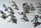 Wargaming Miniatures 15mm Lizardmen Warriors Lot Fantasy Vintage Metal — photo 5