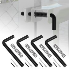 XaXmTee 4 Pack 819T Trailer Gate Spring Latch Kit with Extra Pins 4 Set 4 PCS