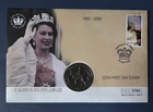 2002 British Virgin Islands $ PNC. QEII Golden Jubilee. Guernsey Stamp 2762.