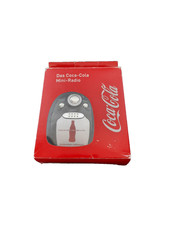 Das Coca Cola FM Mini Radio Auto-Scan Kopfh&ouml;rer Schule,B&uuml;ro,Laufen Sammler OVP