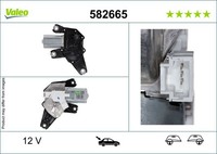 NEU - Valeo 582665 Wischermotor FüR Dacia Passend FüR Nissan