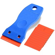 Mini Kunststoff Schaber mit 10 Kunststoff klingen, Plastikspachtel, Plastik s...