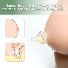 Nipple Shield Combo Breastfeeding Newborn Silicone Difficulties Carry Case Round