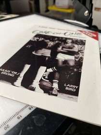 ATARI 7800 GAME MANUAL One On One Dr J Larry Bird Basketball- Instructions Only