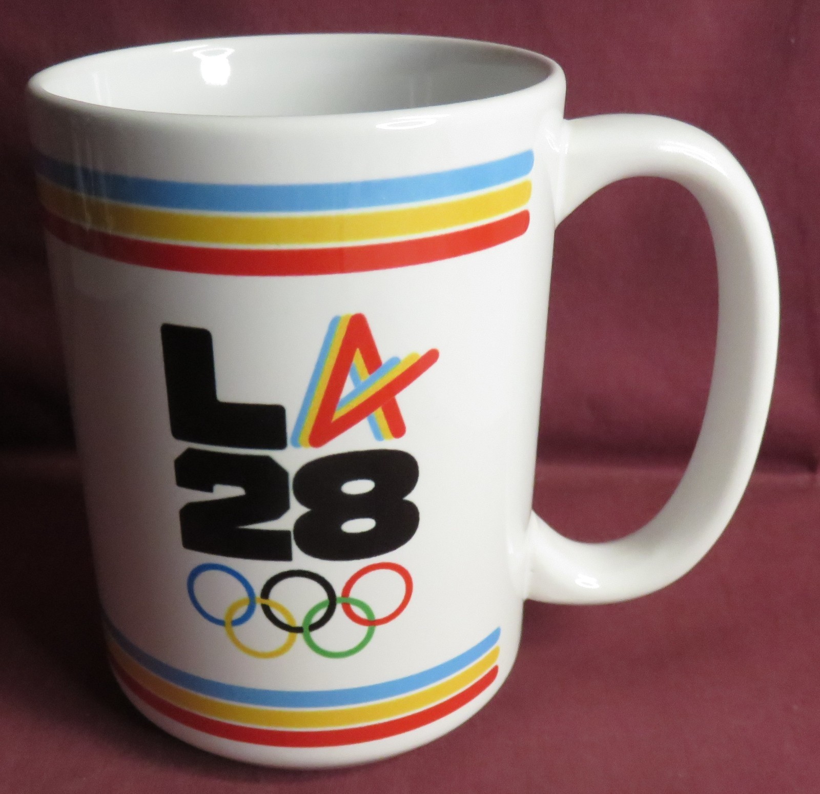 NEW, 2028 LOS ANGELES OLYMPICS, NCAA CERAMIC 15 OZ. COFFEE MUG CUP, LOGO BRANDS