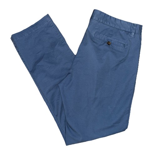 Bonobos Signature Washed Chinos Blue pants Athletic Fit Size 34/32 SLIM- F