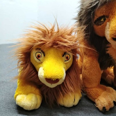 Disney The Lion King Simba Mufasa Scar Plush Set Disneyland Walt