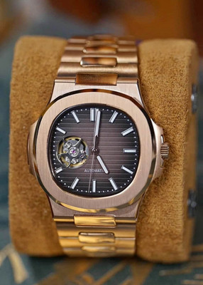 Custom S-Mod | Rose Gold | Black Open-Heart Dial | Automatic | S-Logo Included