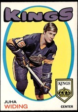 1971-72 O-Pee-Chee Hockey Juha Widing #86 RC Los Angeles Kings