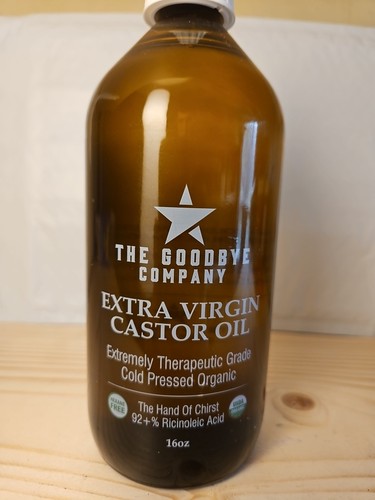 The Goodbye Company Natives Rizinusöl Extra - 16oz - 100% reines Rizinusöl kalt