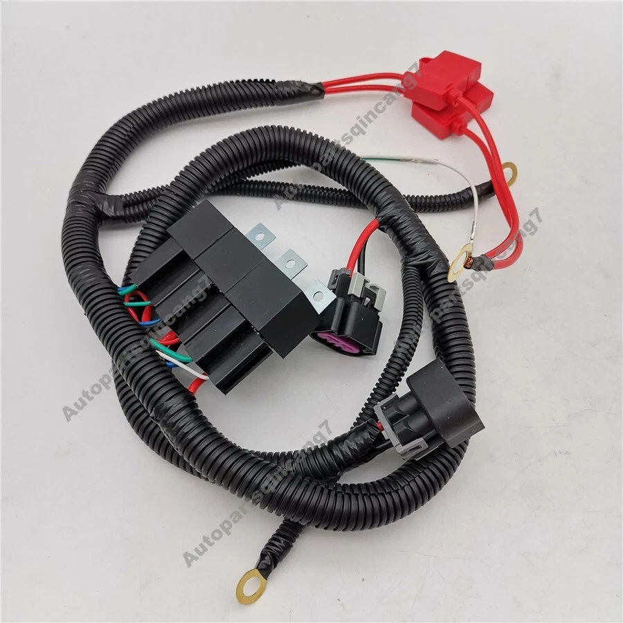 Arnés de cableado de ventilador eléctrico ECU Arnés de control de ventilador para camión coche 7L5533A226T Foto 3 de 4