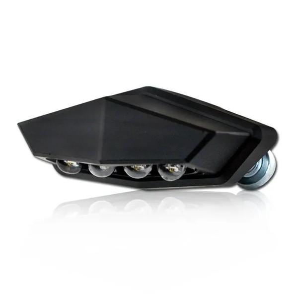 Led-Kennzeichenbeleuchtung Vento Alu Schwarz MaßE: B 46Xh 21Xt 17,5Mm E-GeprüFt-image