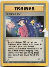 Sabrina's ESP 117/132 Uncommon Gym Heroes Pokemon TCG Unlimited DMG