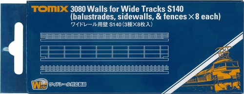 TOMIX Ngauge para pared de carril ancho S140 3 tipos x 8 piezas 3080 Modelismo Ferrocarril | Zustand: New