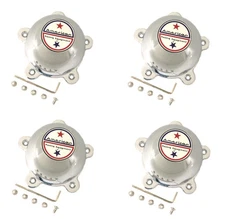 4pcs American Racing Chrome Wheel Center Caps 2 1/8" Torq Thrust 898008