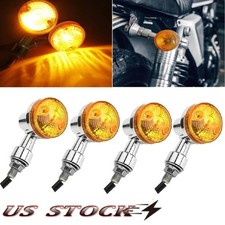 Motorcycle Turn Signal Lights, 4PCS LED Bulbs Blinker Direction Indicator Lamp