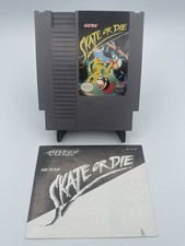 Skate or Die (Nintendo, NES) Authentic w/ Manual & Dust Cover Tested Works 1988