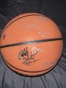 Basketball Signed By Darryn Peterson, Bruce Branch, Caleb Holt & 5 Other 5 Stars