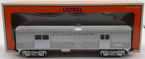 Coche de pasajeros Lionel 6-25178 O California Zephyr Streamliner con sonidos de tren EX | Condition: Used
