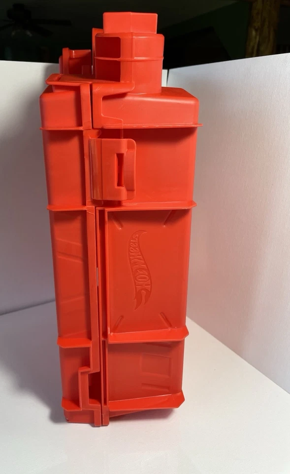 Hot Wheels Race Track Set Builder Unlimited Playset Fuel Can Stunt Box+2 HW Cars - Image 4 of 4