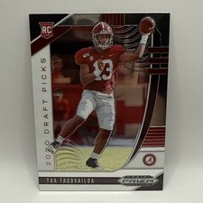 Tua Tagovailoa RC #101 - 2020 Panini Prizm Draft Picks NFL Football Rookie Card. rookie card picture