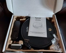 Syvio SA440001626 Black Super Thin 50mAh Robotic Vacuum Cleaner 