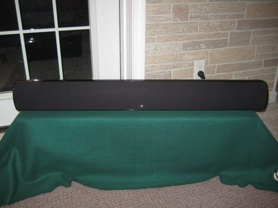 Paradigm Millenia 20 Trio Soundbar Speaker.. Black Chrome.. 9 Driver/ 3 Channels