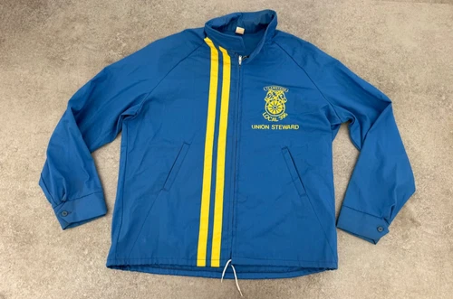 Vintage 60's 70's Teamsters Local 396 Union Steward Men's Work Jacket Made USA - product listing photo