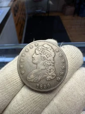 1836 Capped Bust Half Dollar VF+