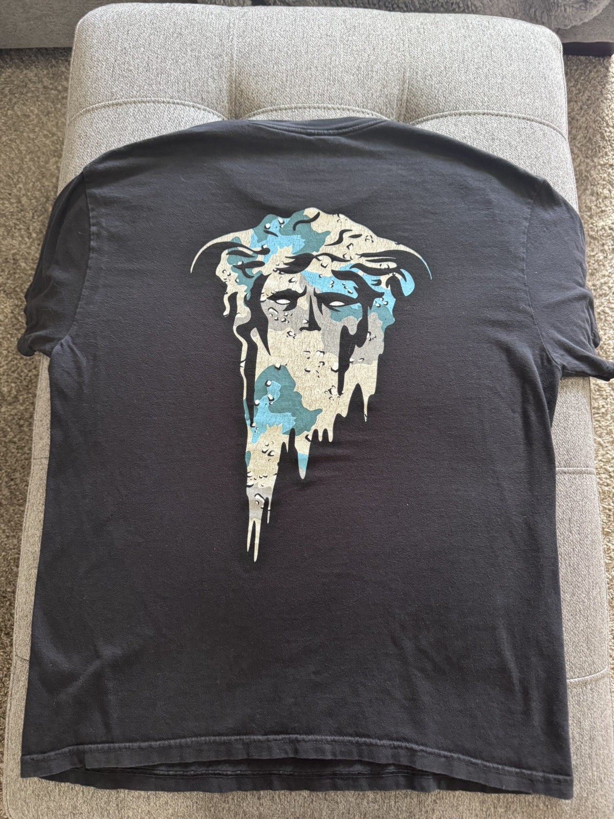 White Phosphor / Qilo Blueberry Chip Medusa Tee Shirt
