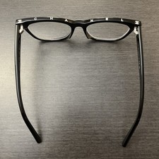 CHANEL 3392 Black Eyeglasses C. 501 55 17 140 Authentic, Frames Only, Good Used