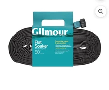 Gilmour Black Vinyl Flat Soaker Hose 75-FT