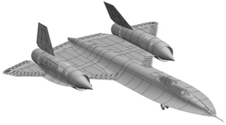 Revell 03751 Lockheed SR-71B Blackbird 148 Scale - UnbuiltUnpainted Plastic Mo 24190₽