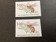 ICOLLECTZONE France 1644 perf & imperf XF NH insects bees  (1)