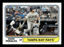 2023 Topps Heritage  #297 David Peralta  Tampa Bay Rays  Baseball Card