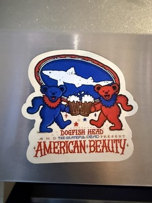 Dogfish Head Brewery Grateful Dead American Beauty Record Store Day Magnet 