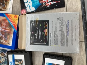 Vintage Atari 5200 Video Game Lot Pac Man 5208 Defender Joust DC Comic Magazine