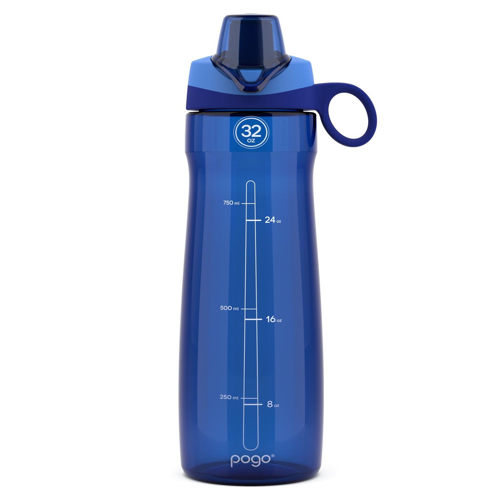 With Chug Lid, 32 Oz, Blue