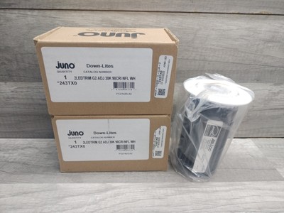 2X JUNO  2 AC DC LED TRIM G2 ADJ 30K 90CRI FL WH AIR-LOC Down-Lite Bright Light