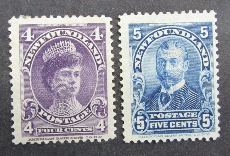nystamps Canada NewFoundland Stamp # 84 85 Mint OG H $85    U19x1022