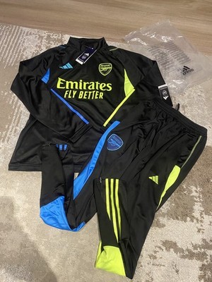 Arsenal Adidas Trainingsanzug schwarz grün/blau Herren - XL - neu