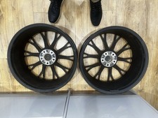 BMW OEM 20 Inch M Sport Wheels Black Staggered 530e 5 Series No Tires