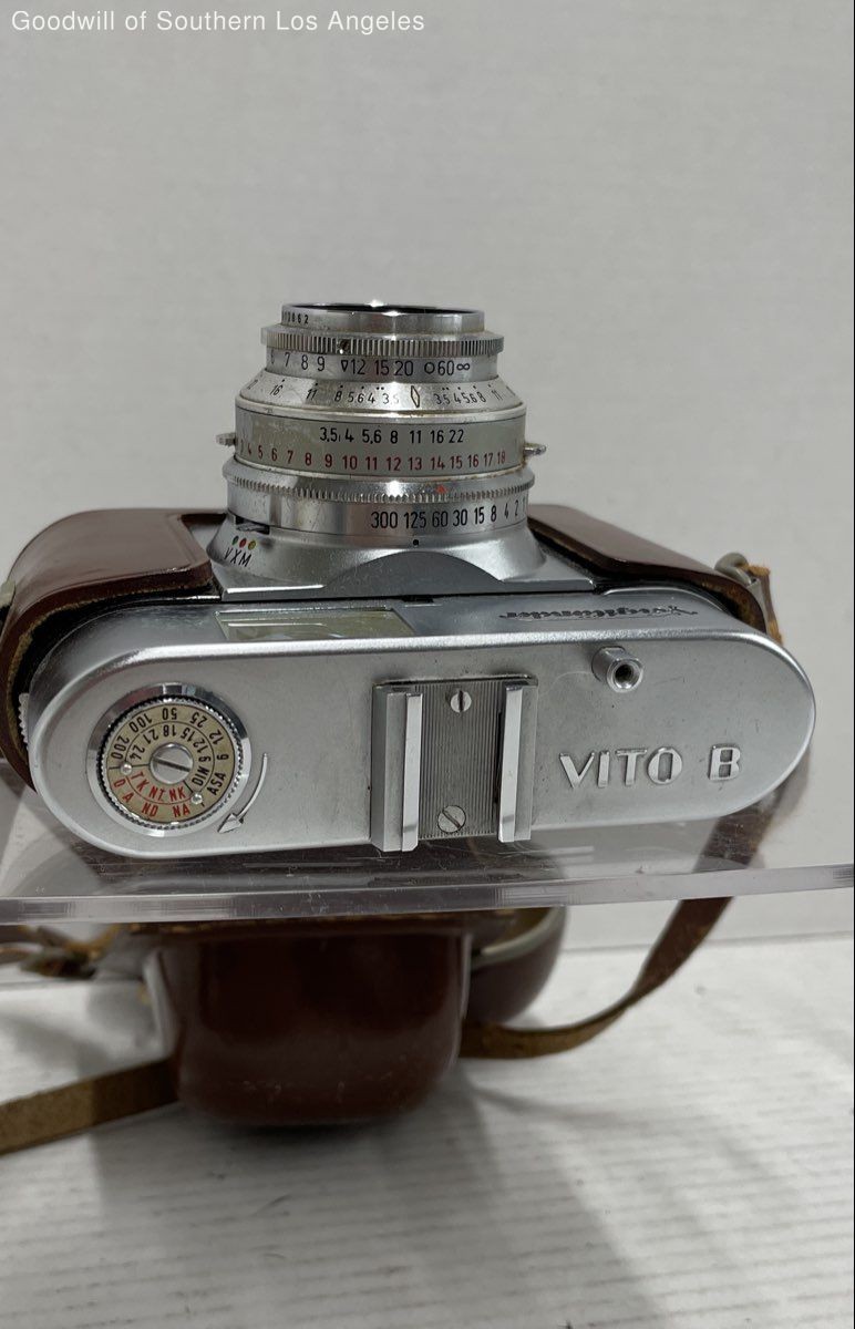 Vintage Voigtlander Vito B 35mm Film Camera with Color-Skopar Lens and ...