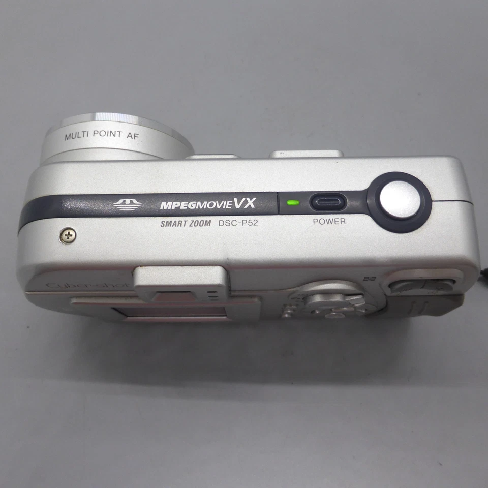 Sony Digital Camera Cybershot DSC-P52 3.2MP Silver Tested - Image 4 of 4