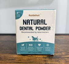 New Ruidehut Natural Dental Powder for Cats  Dogs 7.05 oz, 200 G EXP 5/2028