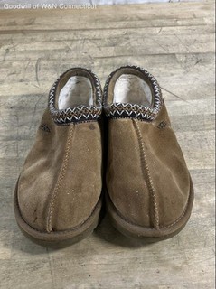 UGG Tasman Chestnut Brown Suede Slippers Moccasins Women's Size 8 EU 39