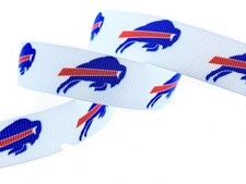 5 yards Bills ribbon. Buffalo Bills ribbon. Bills craft supplies.
