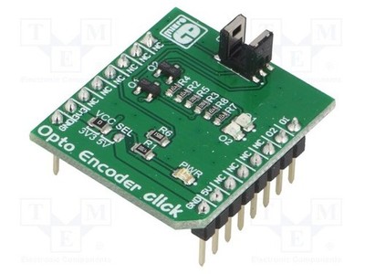 Opto-Encoder I2C Click board TCUT1600X01 Prototypenplatine