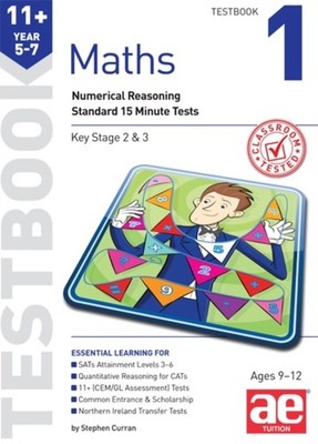 11+ MATHS YEAR 5-7 TESTBOOK by Stephen C. Curran Paperback Self Help Business